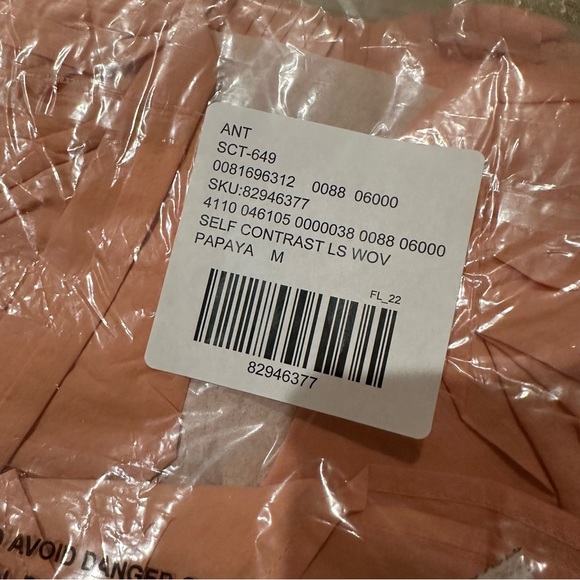 Anthropologie Self Contrast Puff-Sleeve Blouse NEW - Picture 7 of 13